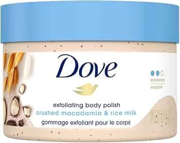Dove Exfoliating Body Polish Macadamia & Rice Milk 298g