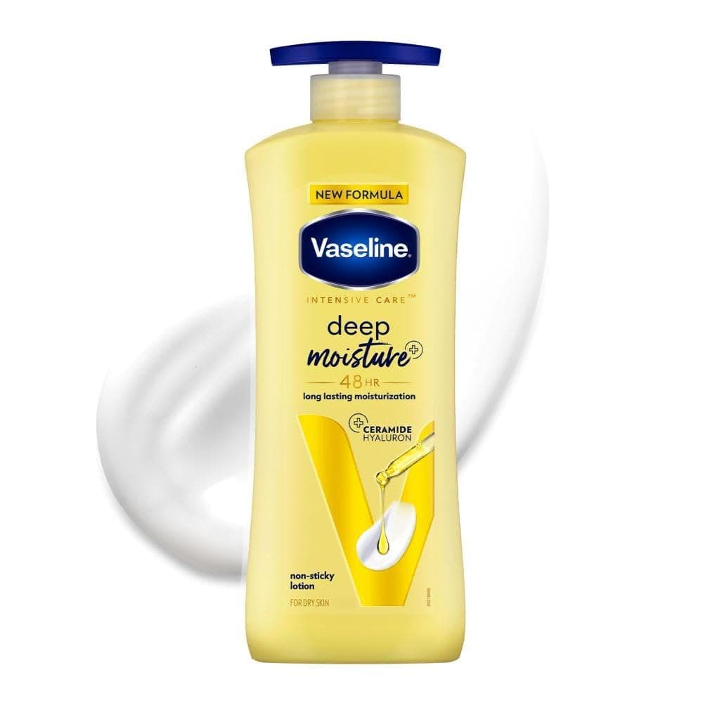 Vaseline Deep Moisture Body Lotion | For Dry Skin | Cushion Soft Skin | With Ceramides Hyaluron Moisture Fillers 400ml