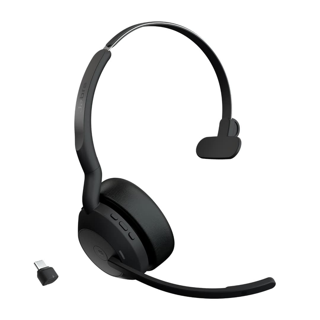 Jabra Evolve2 55 Link390c MS Mono Wireless Headset