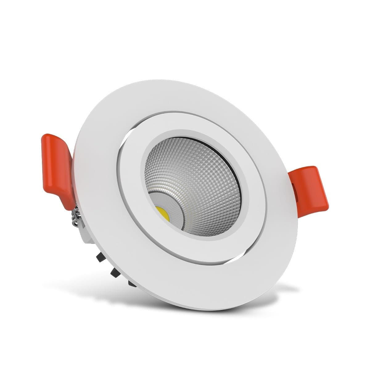 Goldmedal Orbix 9W LED Round COB Spotlight for Display & Decoration | Focus Light | Downlight for Home, Office, Restaurant & Shop | Warm White(3000K)