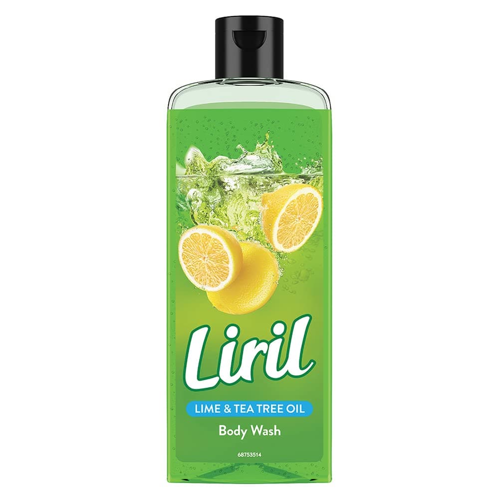 Liril Lemon & Tea Tree Body Wash 250 ml | | Refreshing Liquid Shower Gel for Bathing - For Men & Women