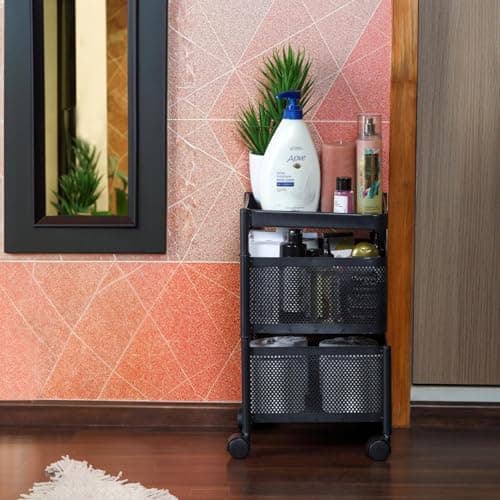Cello Kitchen Pro 2-Tier Trolley with Wheels