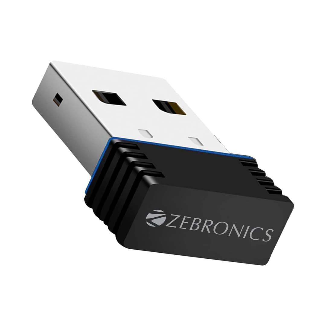 Zebronics ZEB-USB150WF1 150Mbps WiFi USB Mini Adapter