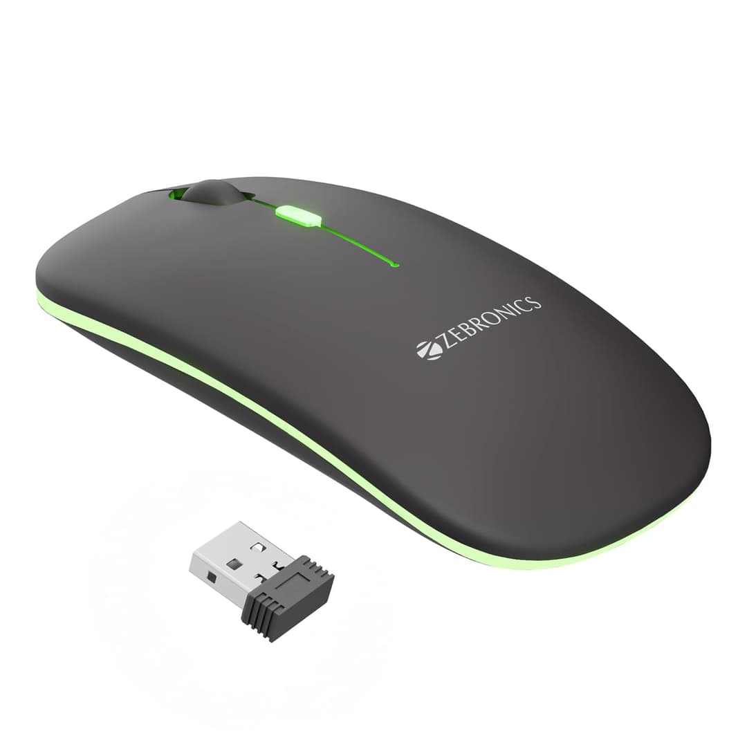 Zebronics Blanc Dual Mode Wireless Mouse