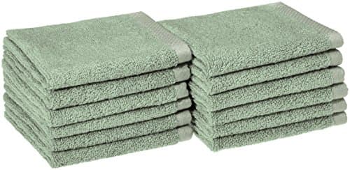 Amazon Basics 100% Cotton 400 GSM Face Towel Pack of 12