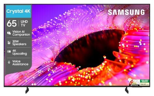 Samsung 65 Inch Crystal 4K UHD Smart TV