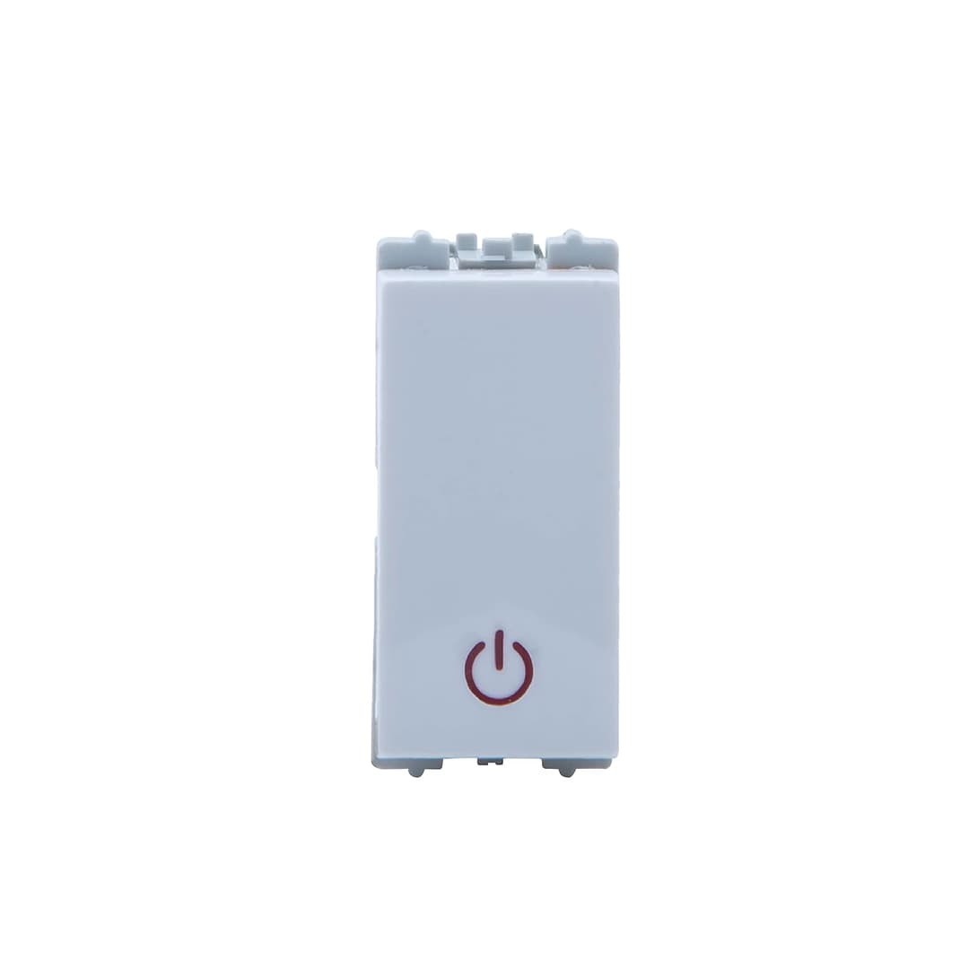 Wipro Northwest Nowa 16A One Way Switch With Indicator Pack of 10