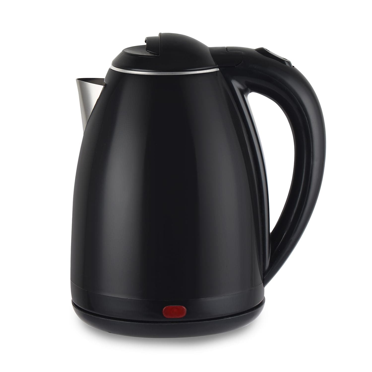 CELLO Pluto Quick Boil Electric Kettle 1.5L, 1350W Black | 304 Stainless Steel, Cool Touch Outer Body, On-Off Indicator | For Boiling Water, Tea Coffee Making, Perfect for Office Home Kitchen Travel