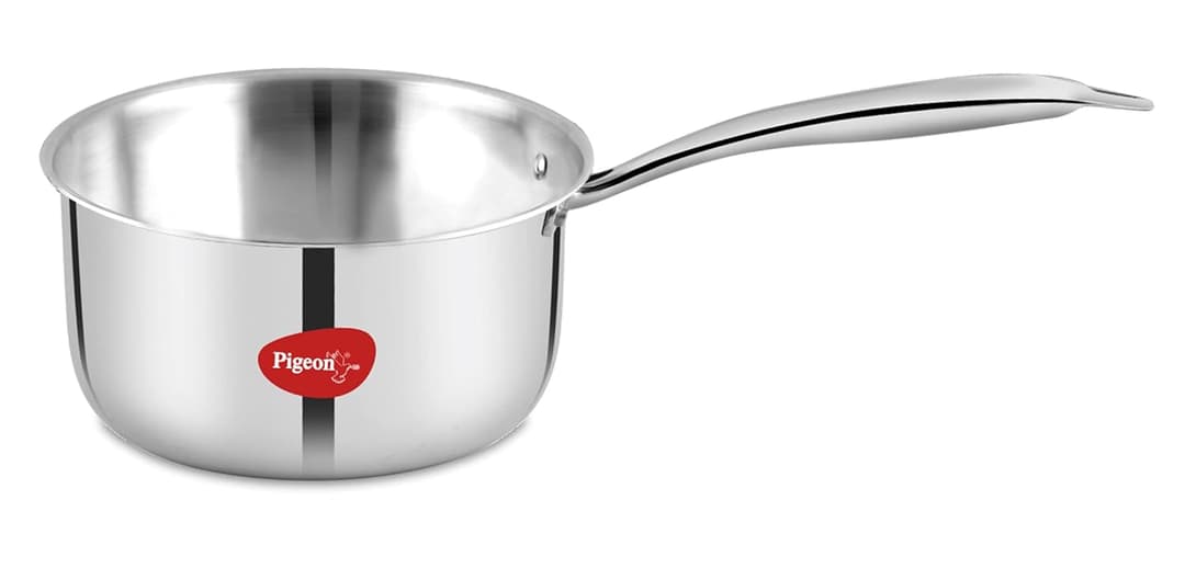Pigeon Elite Triply Stainless Steel Sauce Pan 1.6L