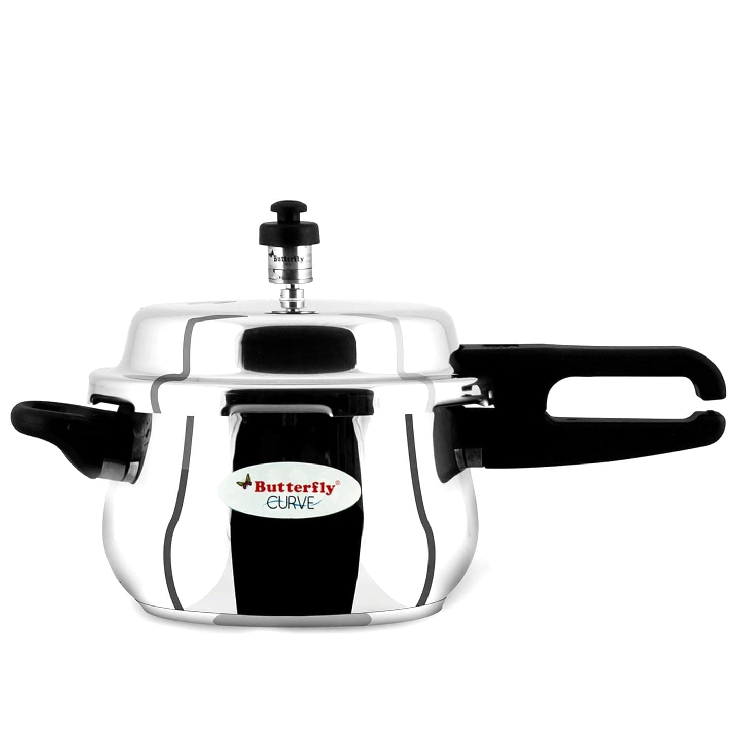Butterfly Curve 3L Stainless Steel Outer Lid Pressure Cooker