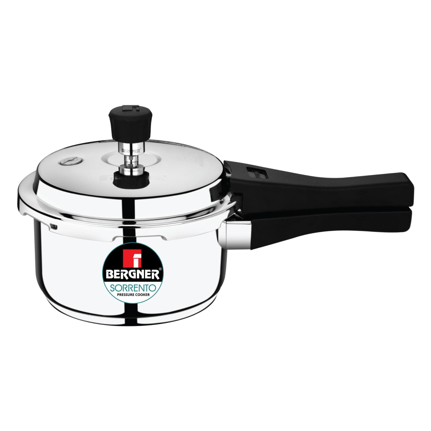Bergner Sorrento 2L Stainless Steel Outer Lid Pressure Cooker