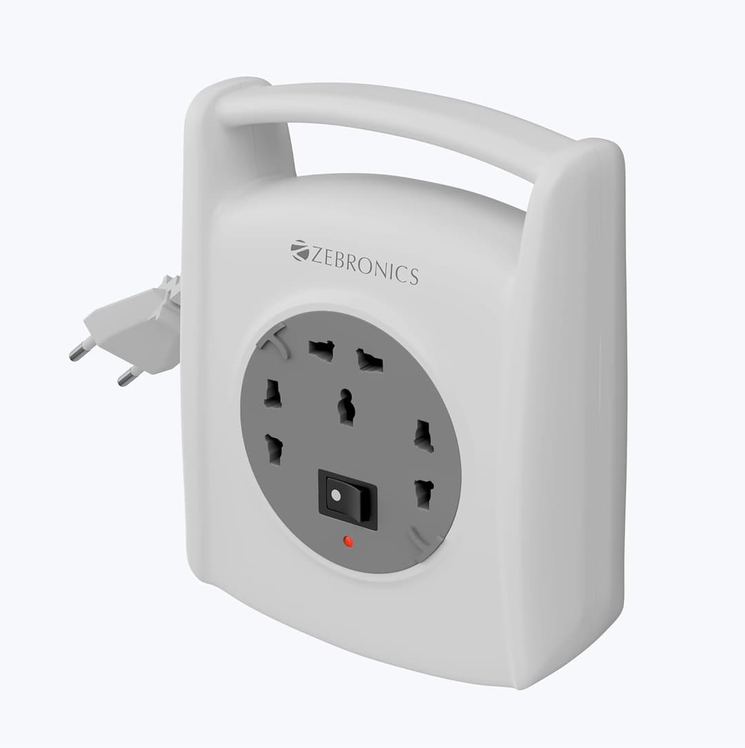 Zebronics Power Block 138 2-Pin 8m Flex Box
