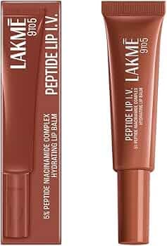 Lakme Peptide Lip IV Balm with 5% Peptide-Niacinamide Complex (10g)