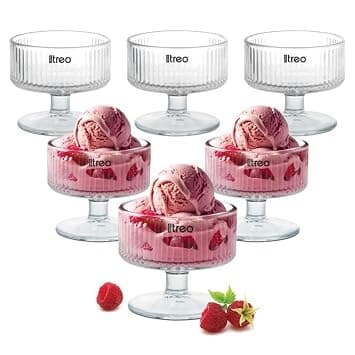 Treo by Milton Elix Dessert Bowls (Set of 6, 180 ml)