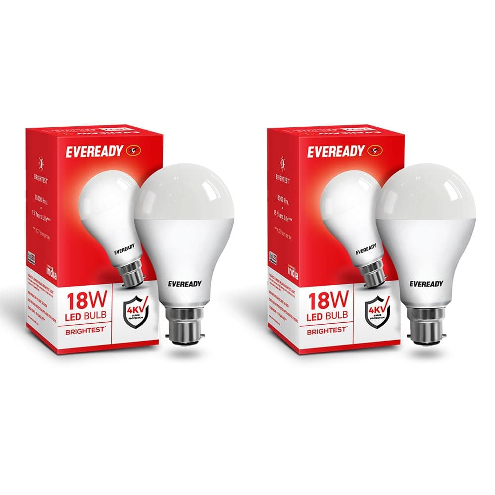 Eveready 18W B22 LED Bulb Pack of 2