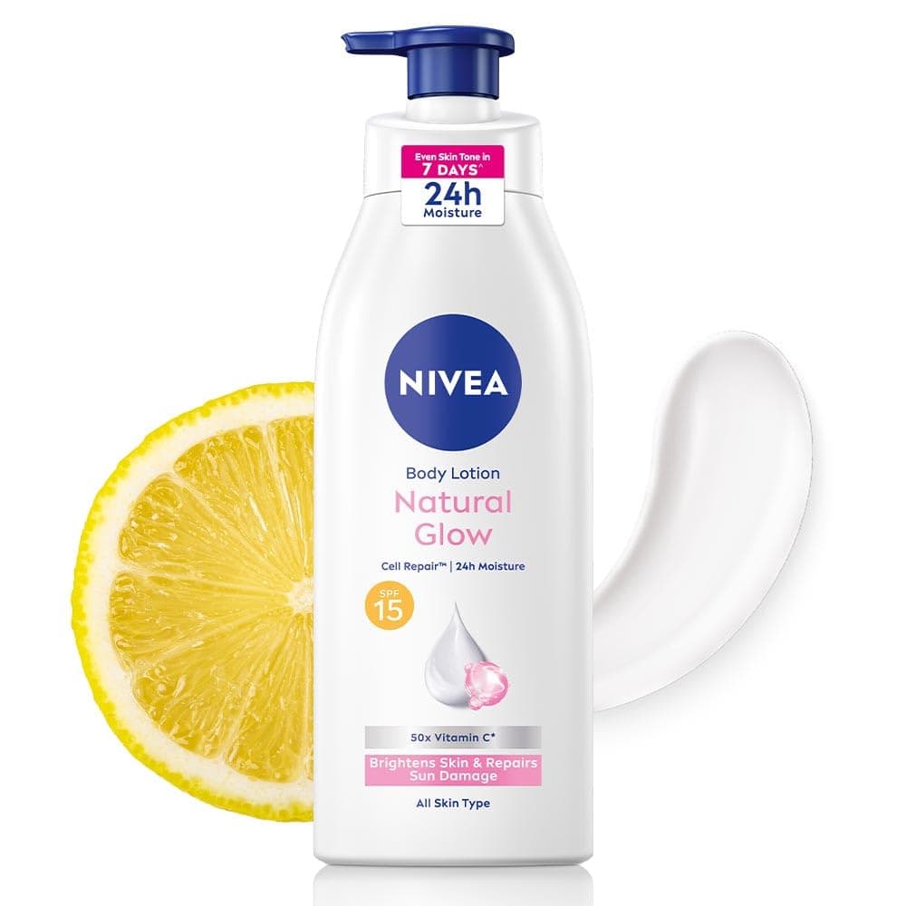 NIVEA Natural Glow Cell Repair Body Lotion SPF 15 (400 ml)