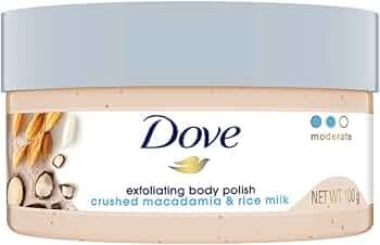 Dove Body Polish Macadamia & Rice Milk 100g