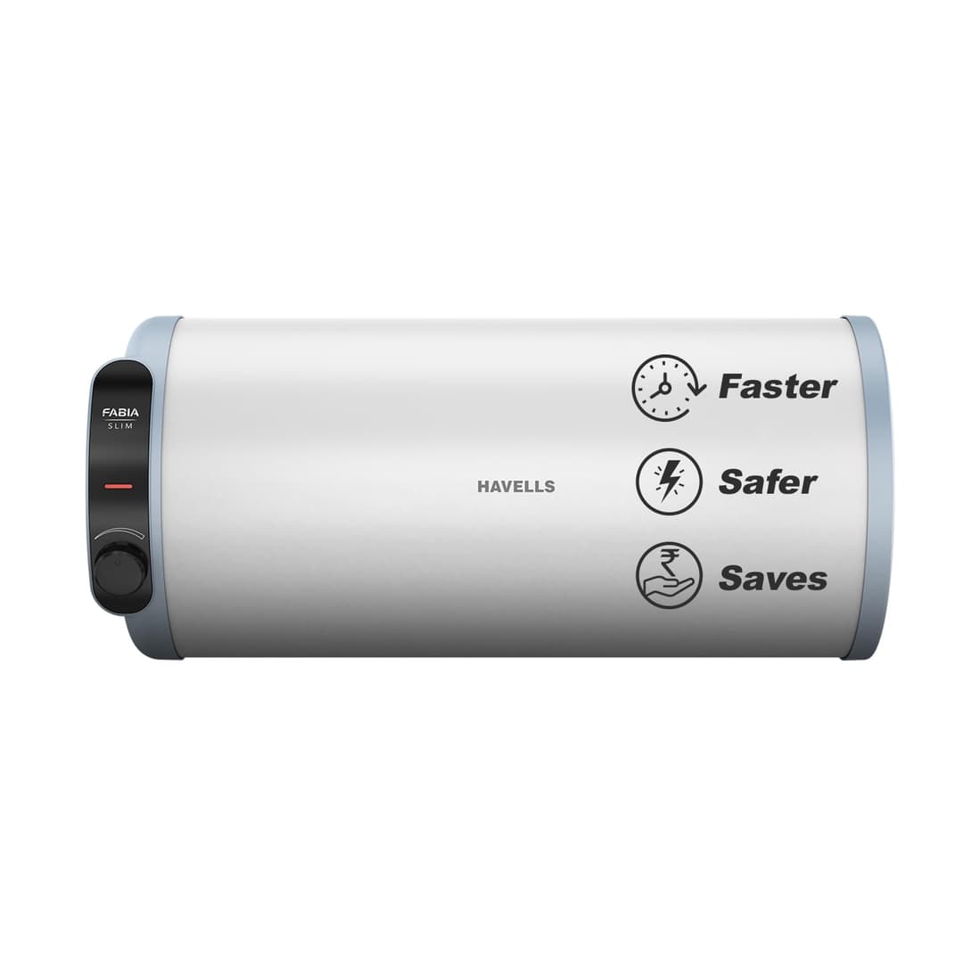 Havells Fabia Slim 15L Horizontal Storage Water Heater