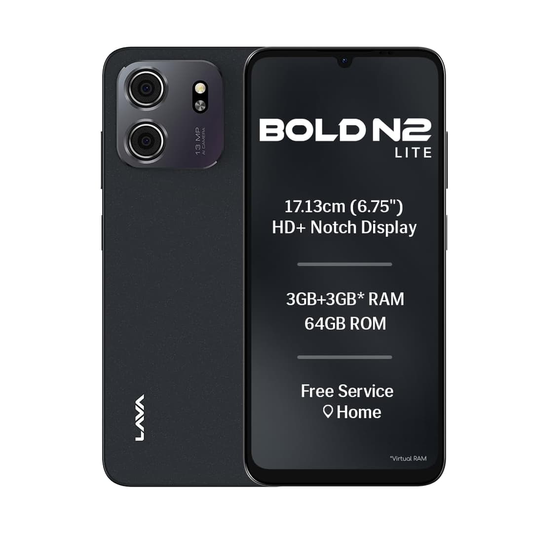 Lava Bold N2 Lite (3GB RAM, 64GB Storage)