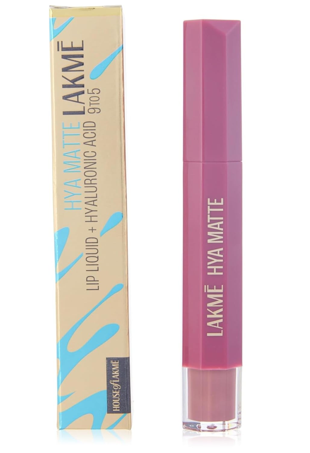 Lakme 9to5 Hya Matte, Werk Mauve Liquid Lipstick, for Soft and Supple Lips, with Hyaluronic Acid & Vitamin E, Matte Finish, Smudge-Proof, Long-Lasting, for Women, 5.3 ml