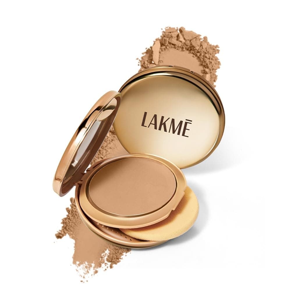 Lakme Unreal Dual Cover Pressed Powder Compact Foundation (9g)