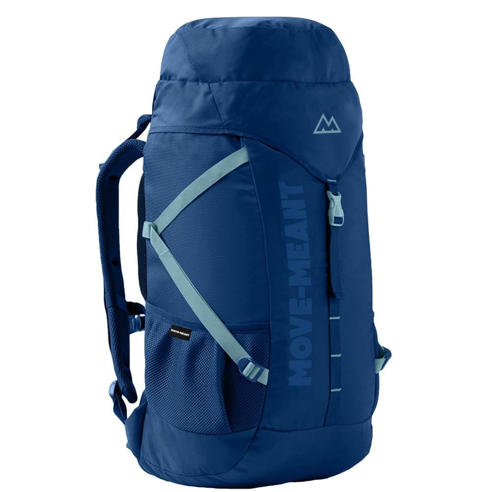 MOVE-MEANT Trail Treck 45 L Polyester Men's Rucksack Bag Versatile Trekking and Travel Backpack for Outdoor Adventures, Durable and Comfortable Fit for Men and Women