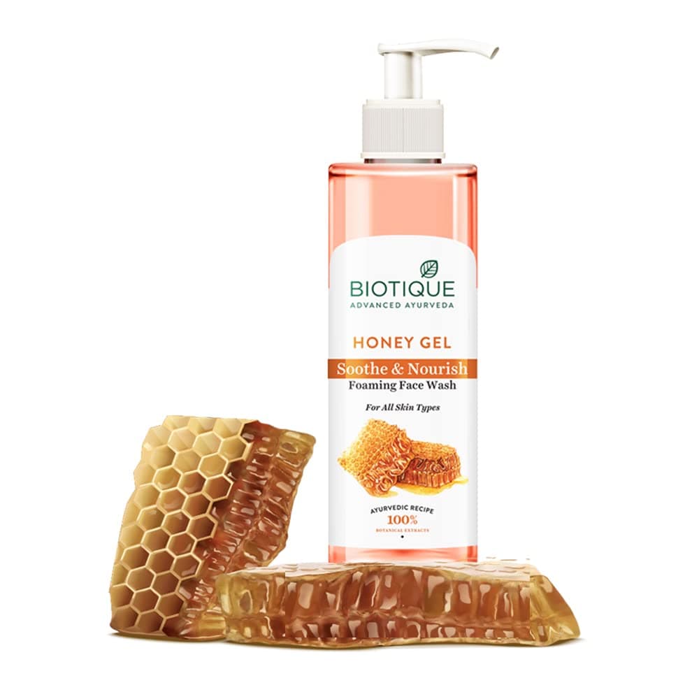 Biotique Honey Gel Nourish Foaming Face Wash (200ml)