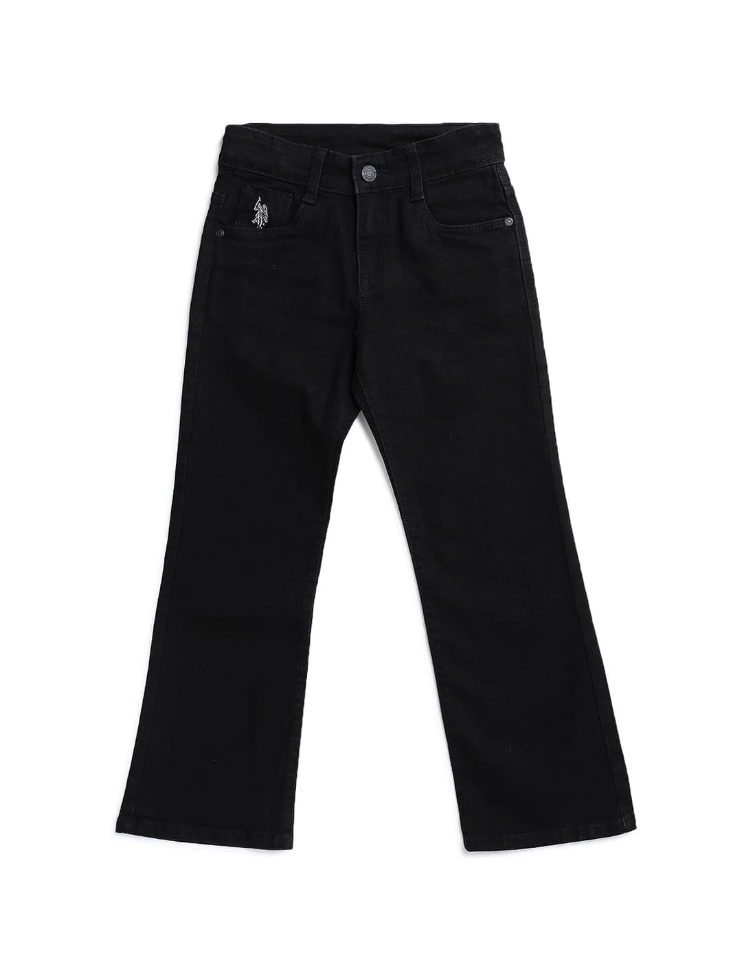 U.S. Polo Assn. Kids Bootcut Boys Cotton Jeans
