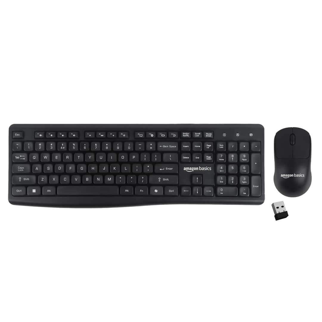 Amazon Basics Wireless Keyboard and Mouse Combo
