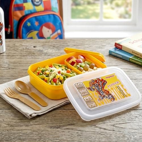 Nayasa Ninja 2 Compartment Plastic Lunch Box