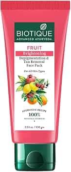 Biotique Fruit Brightening Depigmentation Face Pack (100g)