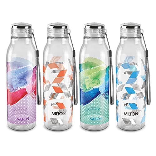 MILTON Helix 1000 PET Water Bottle 1L Set of 4