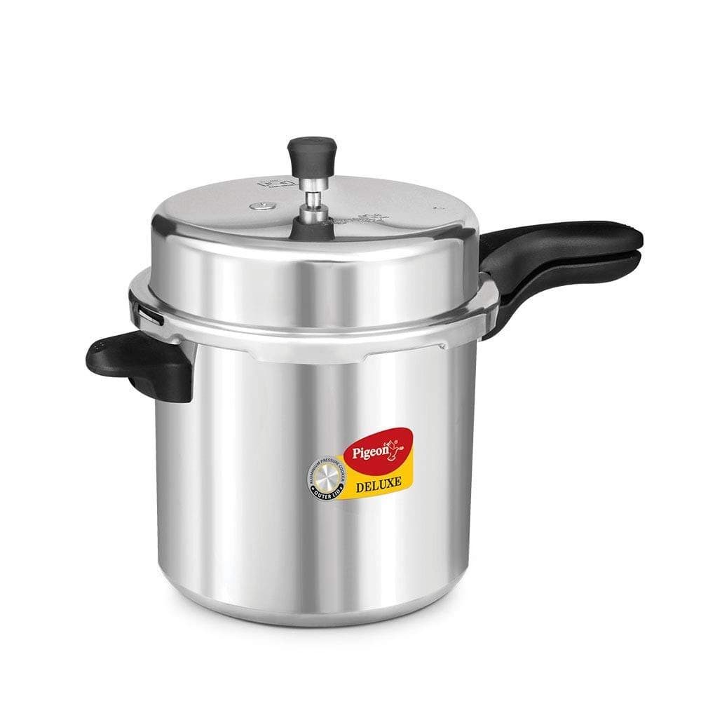 Pigeon Deluxe Aluminium Outer Lid Pressure Cooker 12L