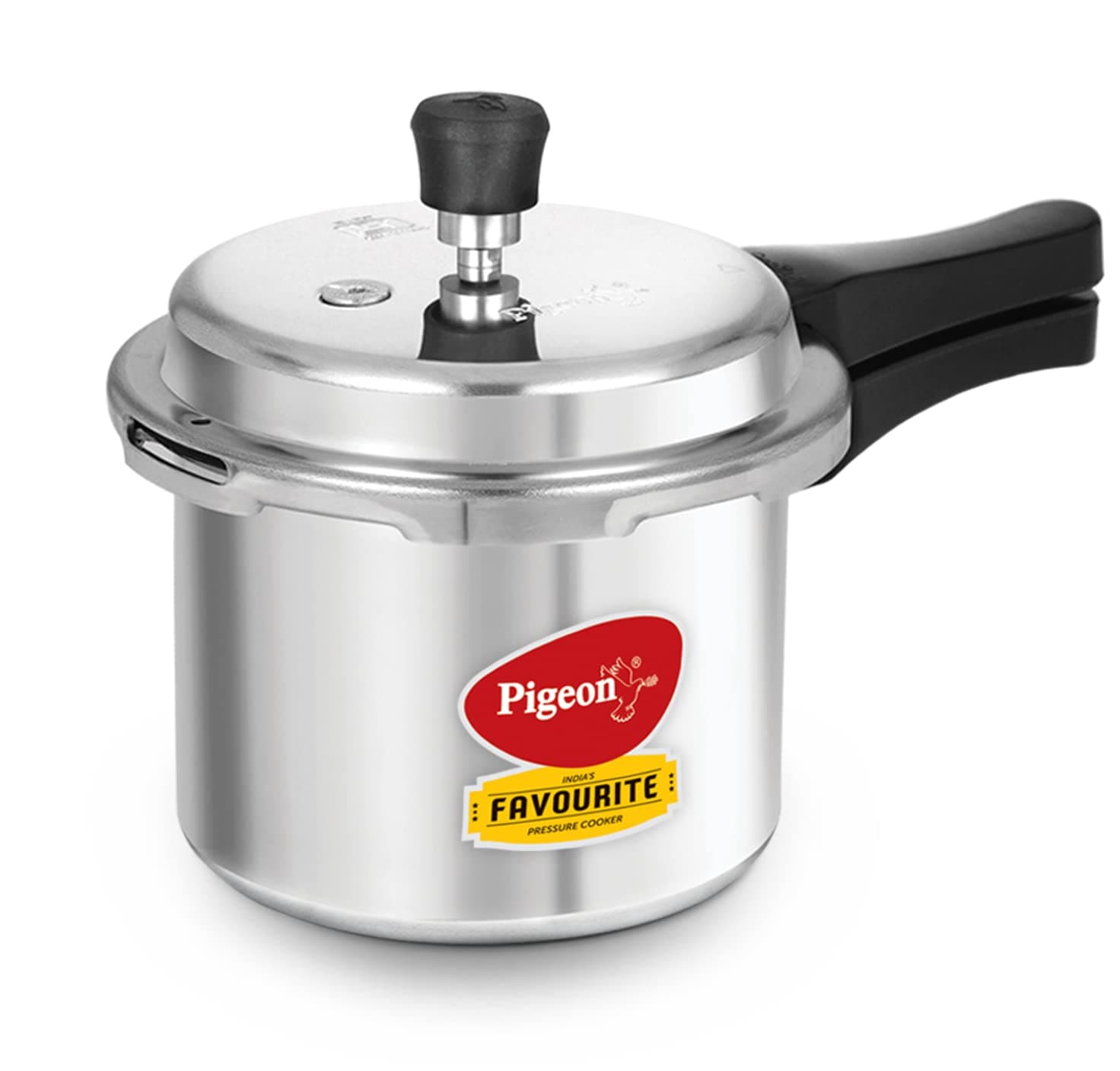 Pigeon Favourite Outer Lid Aluminium Pressure Cooker, 3 Litres