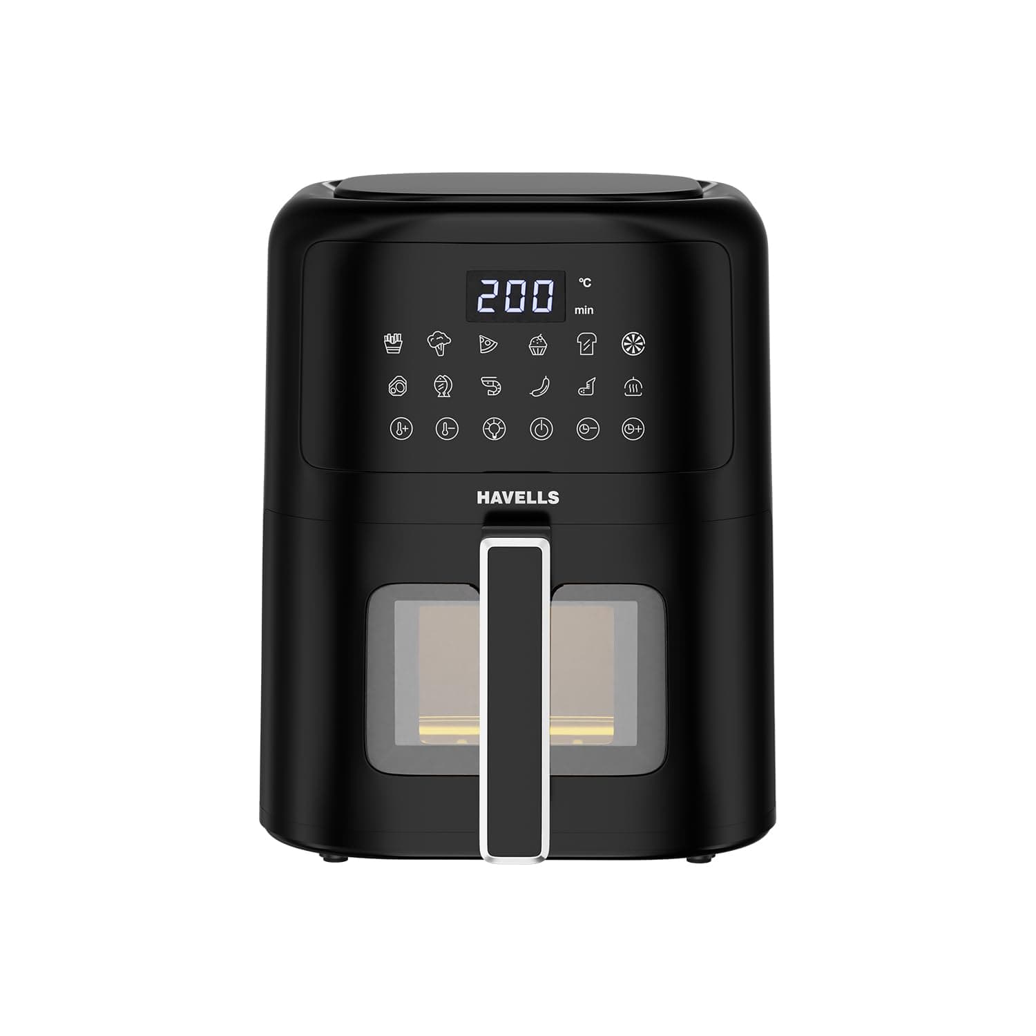 Havells Prolife Vista Digital Air Fryer 4.2 Ltr | 1350 Watts | See Through Window | Aerocrisp Tech: Rapid air circulation in every direction | Non Stick Silicon Coated Basket | 2Yr Door Step Warranty