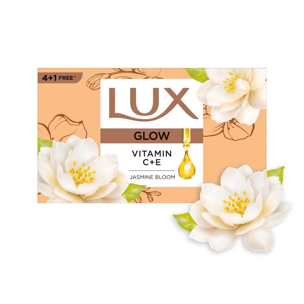 Lux Flawless Glow Soap (150g, Pack of 5)