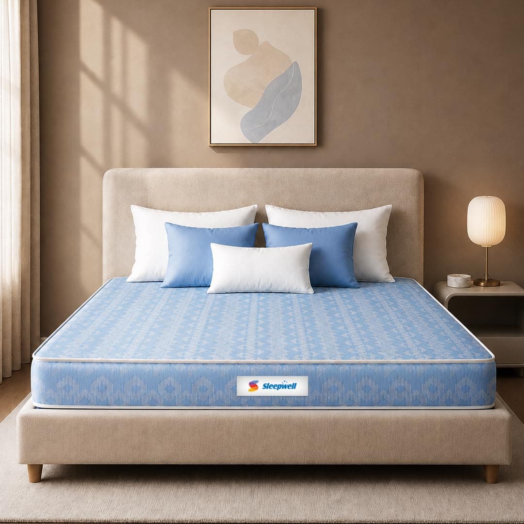 Sleepwell Dual Mattress (Queen Size, 78x60x6 Inch)