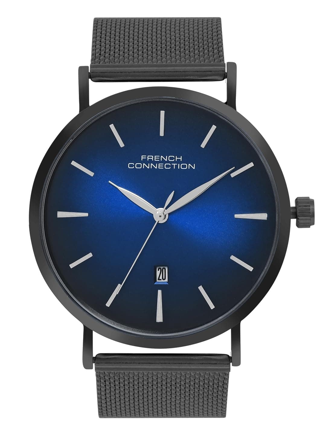 French Connection Epix Round Dial Mens Analogue Watch FCN086UBM