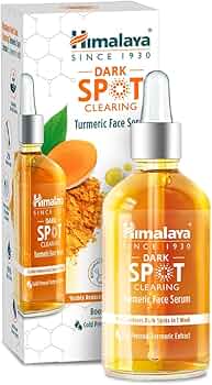 Himalaya Dark Spot Clearing Turmeric Face Serum, 30 mL | with 10% Glycolic Acid, 2% Niacinamide & Organically sourced Turmeric | Visibly Reduces Dark Spots from Day 7 | Clinically Tested | Non Staining