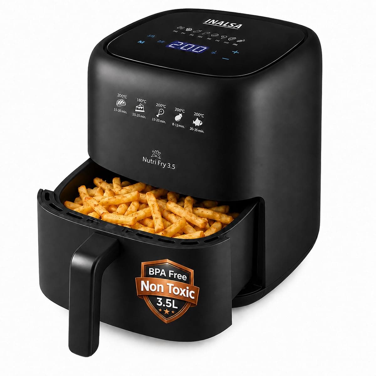 Inalsa NutriFry 3.5L 1400W Digital Air Fryer