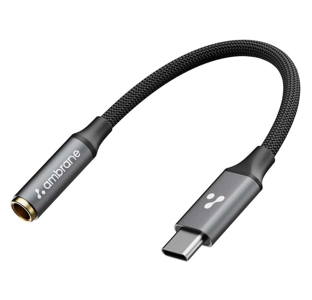 Ambrane Type C to 3.5mm DAC Audio Adapter (AOTG-CX3)