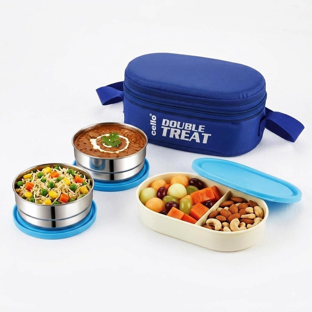 Cello Double Treat 3-Piece Lunch Box Set