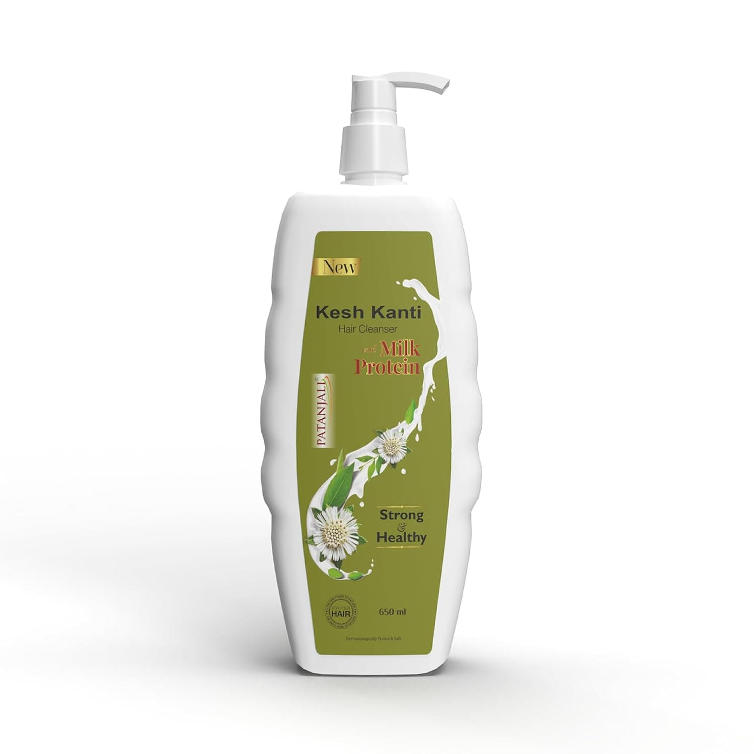 Patanjali Kesh Kanti Milk Protein Hair Cleanser Shampoo (650 ml)