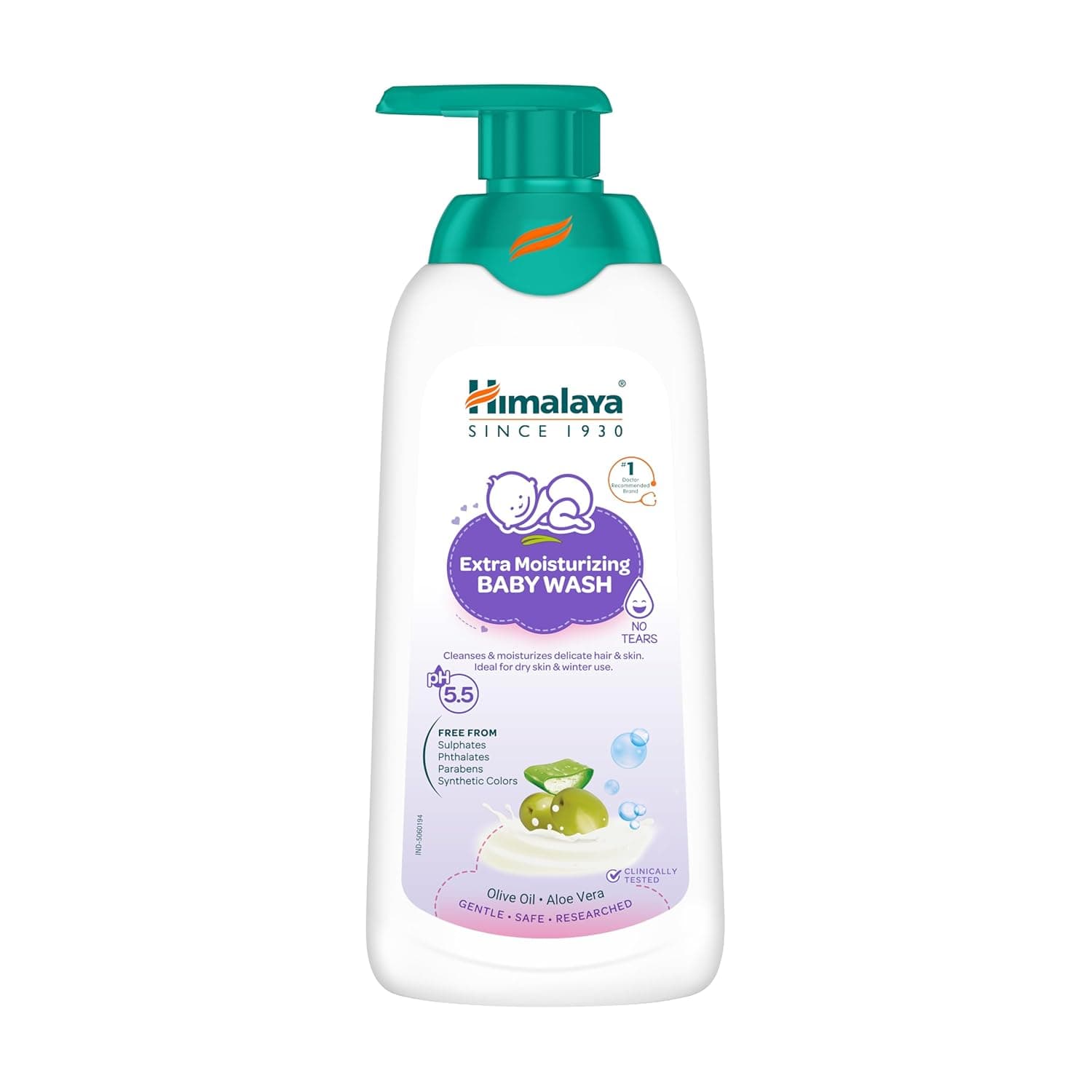 Himalaya Extra Moisturizing Baby Wash 400ml