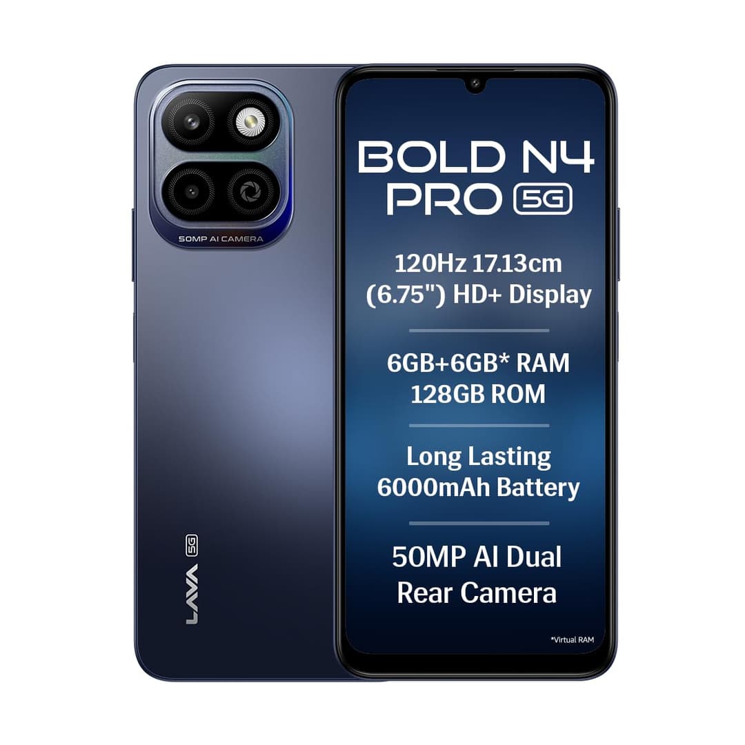 Lava Bold N4 Pro 5G (6GB RAM, 128GB Storage)