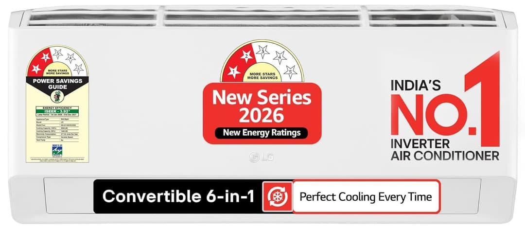 LG 0.8 Ton 2 Star Inverter Split AC (AS-Q11KNVE)