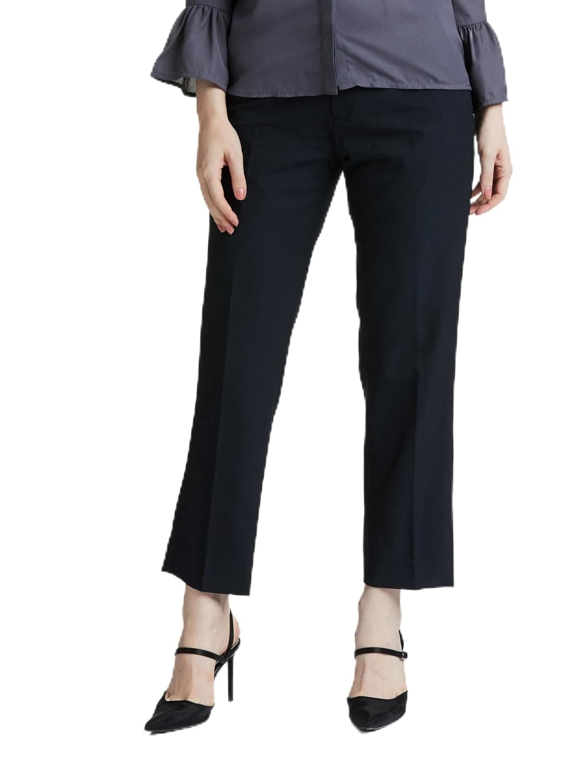 Amazon Brand - Symbol Women's Tapered Fit Formal Trouser
