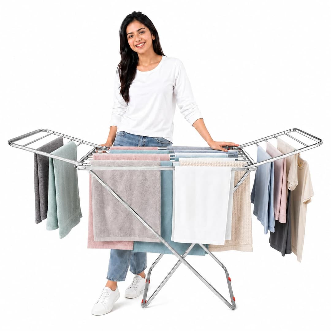 Lifelong Stainless Steel Butterfly Cloth Dryer Stand
