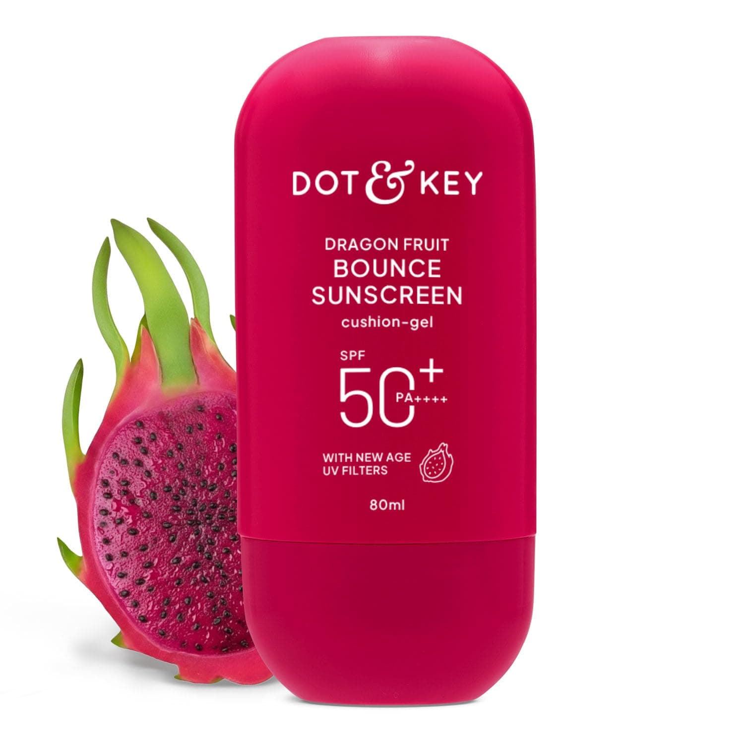 Dot & Key Dragon Fruit Bounce Sunscreen SPF 50+ PA++++ (80g)