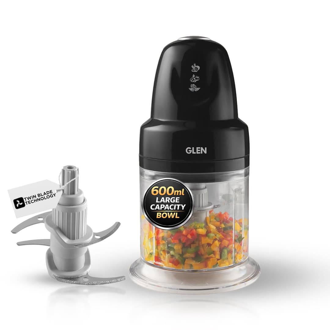 Glen 250W Electric Chopper 600ml SA4043TUBLK